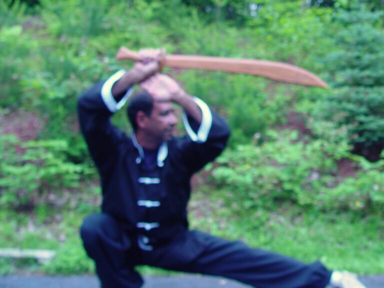 Practicing Broad sword Form